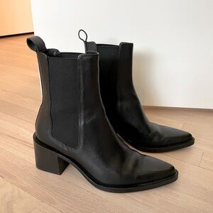 Zara Black Boots size 39/8